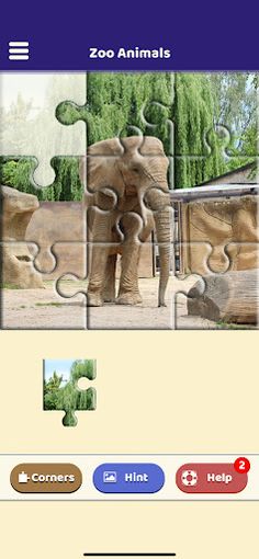 Zoo Animals Puzzle - Screenshot 1