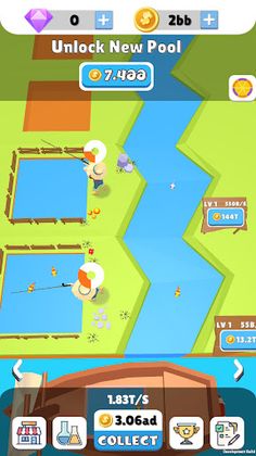Idle Fishing Tycoon 3D - Screenshot 1