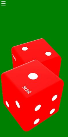 Die Roll animated dice roller - Screenshot 1