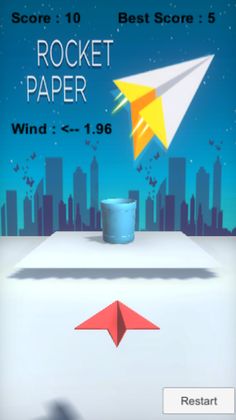 Flying Paper Plane - Screenshot 1