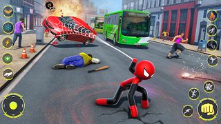 StickMan Rope Hero Spider Game - Screenshot 3