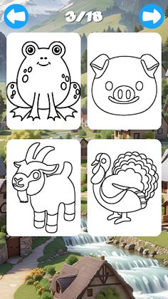 Coloring Book : Paint Animals - Screenshot 3