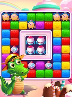 Candy Cubes Toon Collapse - Screenshot 3