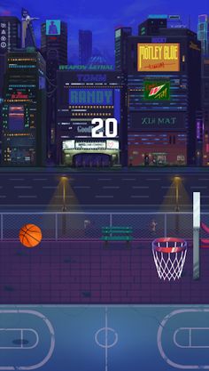 Basketball bouncing ball game - Screenshot 2