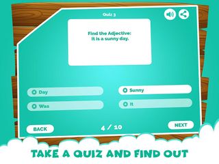 Adjectives Quiz Kids Games - Screenshot 1
