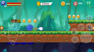 Blue Ball 8 Bounce Adventure - Screenshot 1