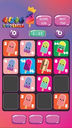4096 popsicle puzzle - Screenshot 1