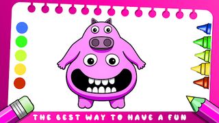 Chef Pigster Banban coloring - Screenshot 2