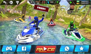 Water Jet Ski Boat Racing 3D - Screenshot 1