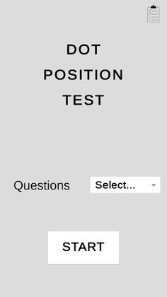 Dot Position Test - Screenshot 1