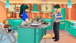 Anime Pregnant Mother Sim 3D - Screenshot 3