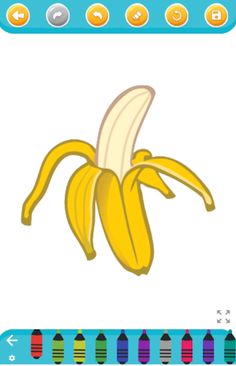 Banana coloring book - Screenshot 2