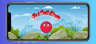 Red Ball Bounce Stunt Crazy - Screenshot 1
