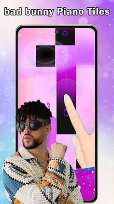 bad bunny piano game Tiles - Screenshot 1