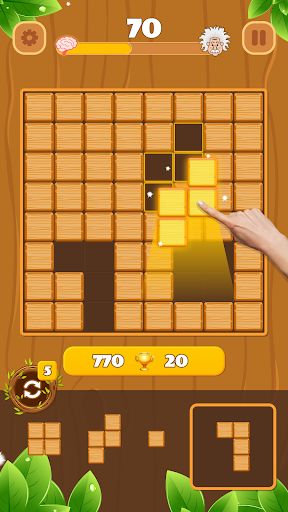 Woody Block Puzzle: Wood Game - Screenshot 2