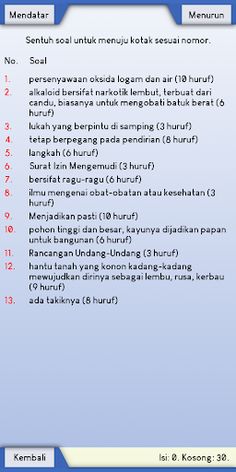 TTS Mania - Teka Teki Silang - Screenshot 4