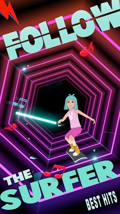 Music Surfer － Tap Beat Saber - Screenshot 1