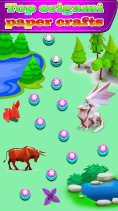 Origami Paper Art game no WiFi - Screenshot 2