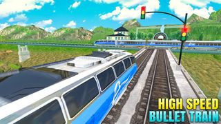 Euro Train Game - Bullet Train - Screenshot 1