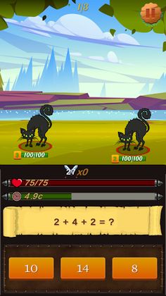 Magic math - RPG Offline - Screenshot 1