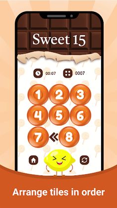 Sweet 15 - Fifteen Puzzle Game - Screenshot 4