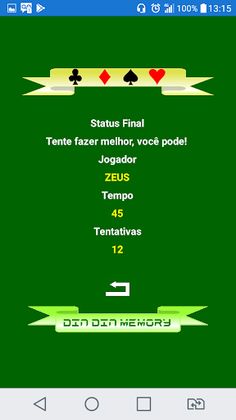 Jogo da Memória: DinDin Memory - Screenshot 2