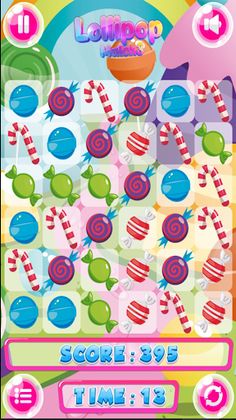 Match 3 - Lollipops - Screenshot 2