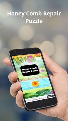 Bees Honey Comb Repair Puzzle - Screenshot 1