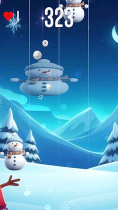 Frosty Snowman Piano Snowflake - Screenshot 3