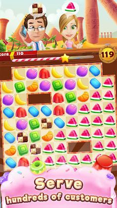 Jelly Paradise: Match & Serve - Screenshot 2