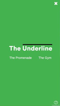 The Underline AR APP presented - Screenshot 1