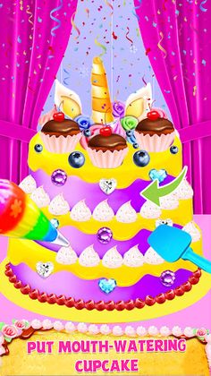 Cream Cake Baking games - Screenshot 1