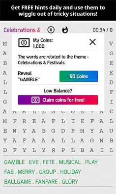 Super Word Search Puzzles - Screenshot 3