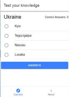Learn Capitals - Screenshot 1