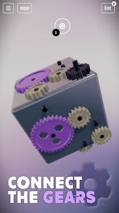 Crazy Gears Box: Connect cogs - Screenshot 1