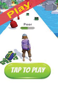 Running Money 3D : Dec Rooms - Screenshot 1