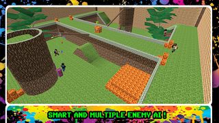 Blocky Gun Paintball - Screenshot 1