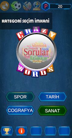 CrazyWords Bilgi Yarışması - Screenshot 1