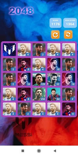 2048 Lionel Messi Muti special - Screenshot 3