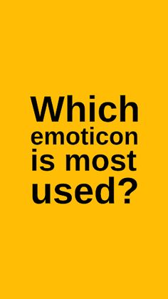 Which emoji is most used? - Screenshot 1
