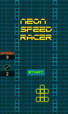 Neon Speed Racer - Screenshot 1