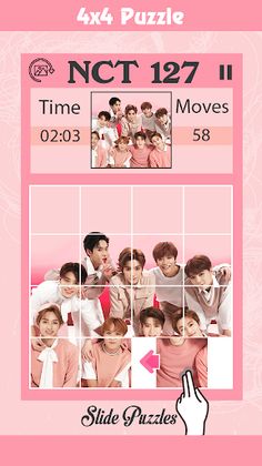 Move the Slide Puzzles NCT127 - Screenshot 4