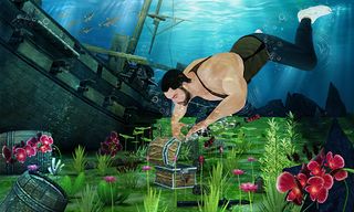 Raft Survival Hunter Escape - Screenshot 2