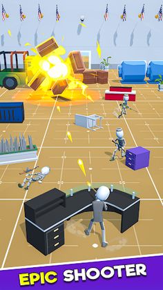 Stickman Agent Action-Spy Game - Screenshot 1