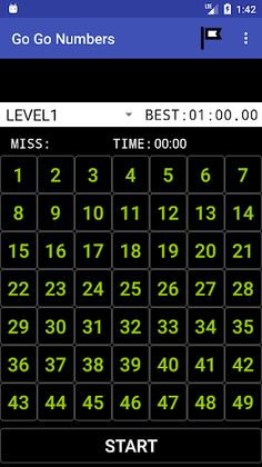 Brain activation Go Go Numbers - Screenshot 1