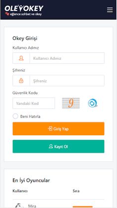 OleyOkey.Com - Canlı Okey Oyna - Screenshot 1