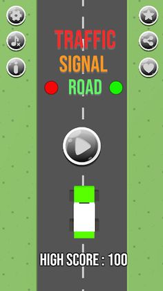 Traffic Signal Road Car Game - Screenshot 1