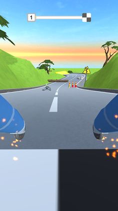 Rollerman Extreme Downhill - Screenshot 1