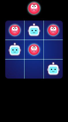 Tic Tac Toe Smiley Glow - Screenshot 3