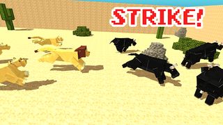 Blocky Wild Park: Lions Raid - Screenshot 2